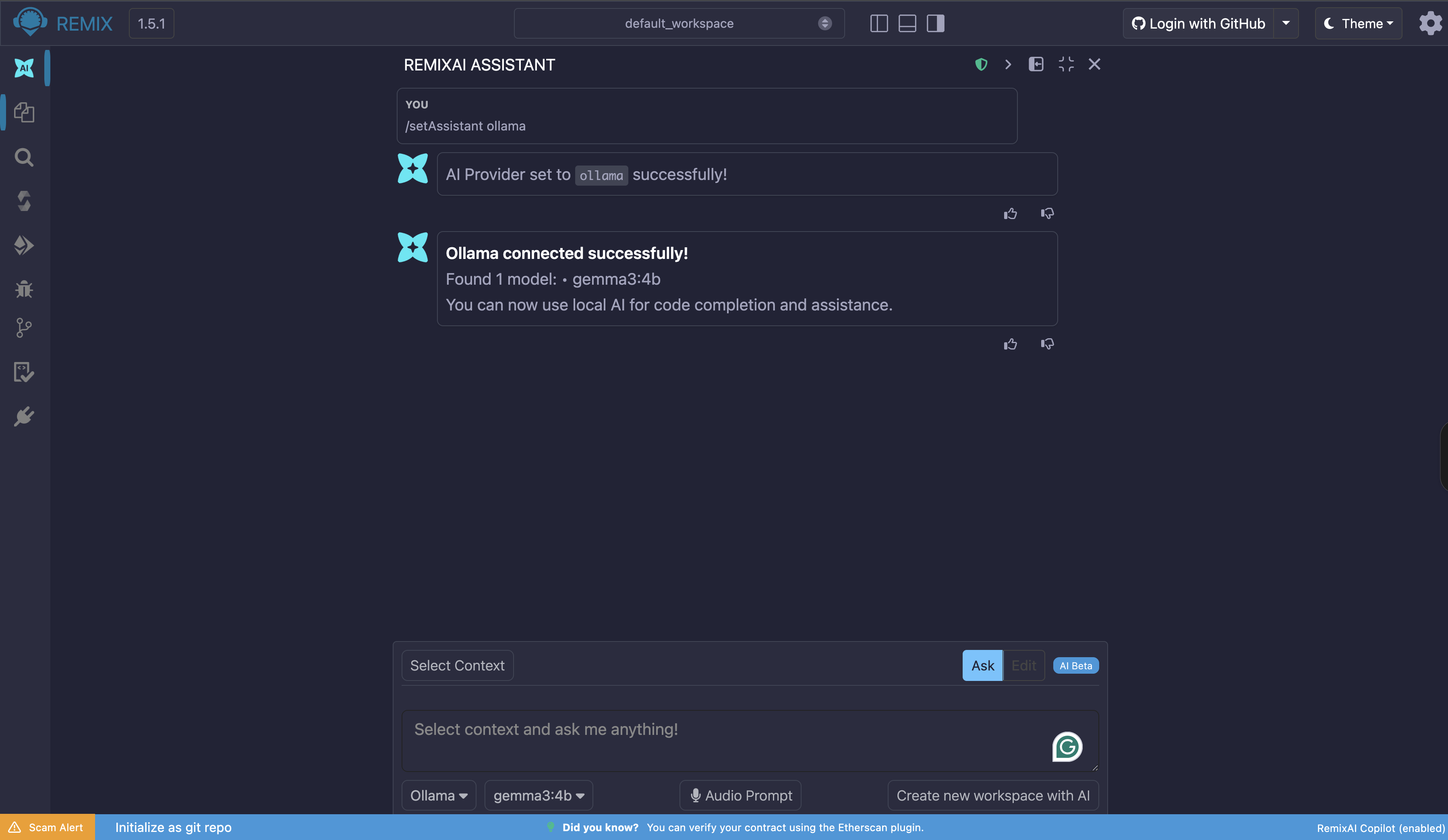AI Tools — documentación de Remix - Ethereum IDE - 1
